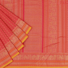 Red Kalakshetra Kovai Cotton Saree
