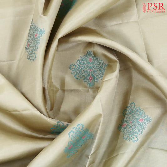 Chikoo Soft Silk Saree