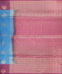 Cerulean Blue Soft Art Silk Saree