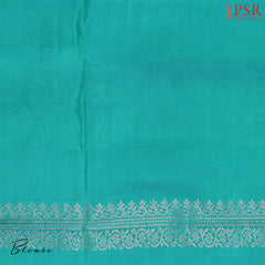 Coral Peach Soft Silk Saree
