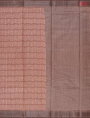Candlelight Peach Semi Banaras Saree