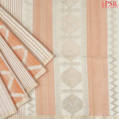 Cream Beige Soft Silk Saree