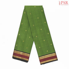 Pear Green Kanchipuram Silk Saree