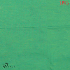 Green Semi Silk Cotton Saree