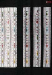 Daisy White Pochampally Silk Saree