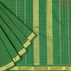 Emerald Green Arani Silk Saree