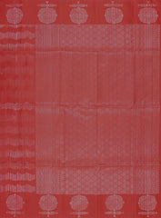 Dark Vermilion Red Soft Silk Saree