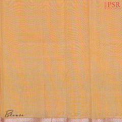 Light Orange Silk Cotton Saree