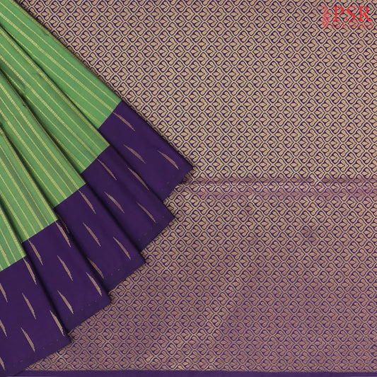 Fern Green Soft Art Silk Saree