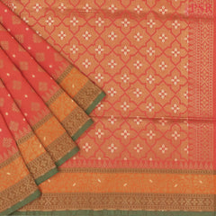 Vermilion Summer Silk Saree