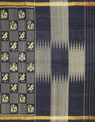 Black Pochampally Silk Saree