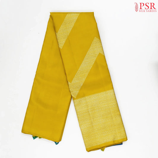 Tuscany Yellow Kanchipuram Silk Saree