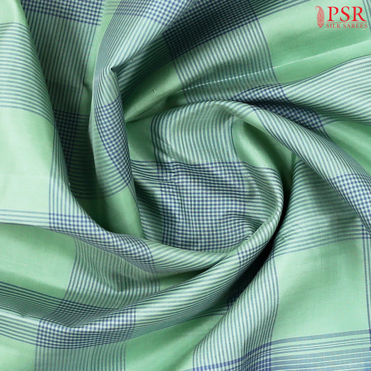 Sea Green Kanchipuram Silk Saree