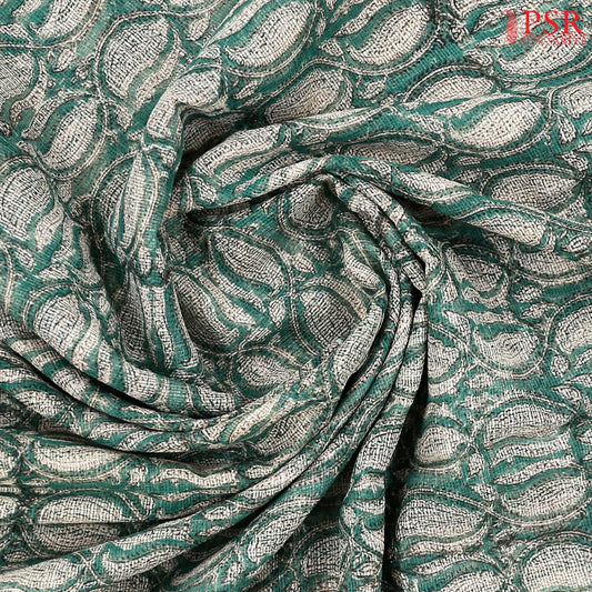 Jungle Green Kota Saree