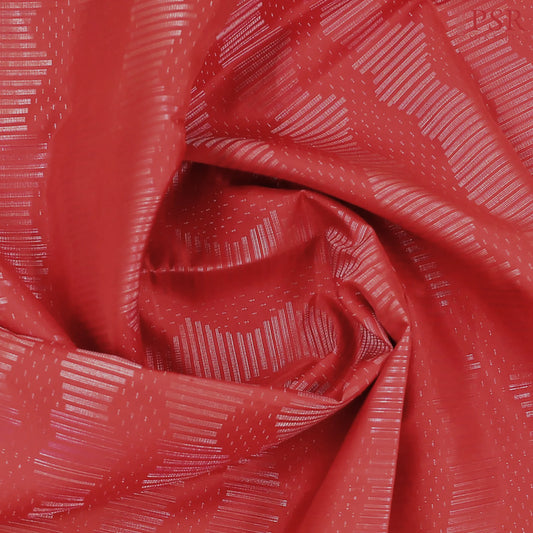 Dark Vermilion Red Soft Silk Saree