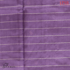 Purple Mauve Chiniya Silk Saree