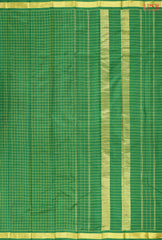Emerald Green Arani Silk Saree