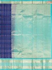 Cobalt Blue Fancy Kanchipuram Silk Saree