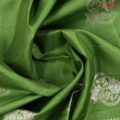 Sap Green Soft Silk Saree