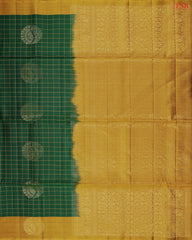 Dark Green Soft Silk Mix Saree