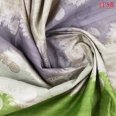Beige & Multicolor Silk Cotton Saree