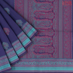 Indigo Kovai Cotton Saree