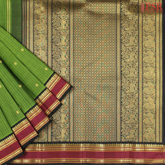 Pear Green Kanchipuram Silk Saree