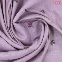 Lavender Ghicha Cotton Saree