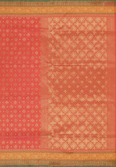 Vermilion Summer Silk Saree