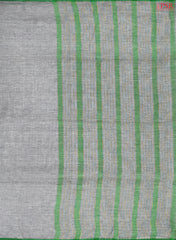 Grey Linen Saree