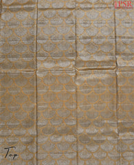 Mustard Brown Tassar Dress Material
