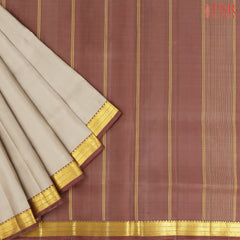 Edgecomb Grey Arani Silk Saree