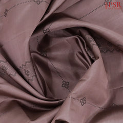 Mauve Brown Soft Silk Saree