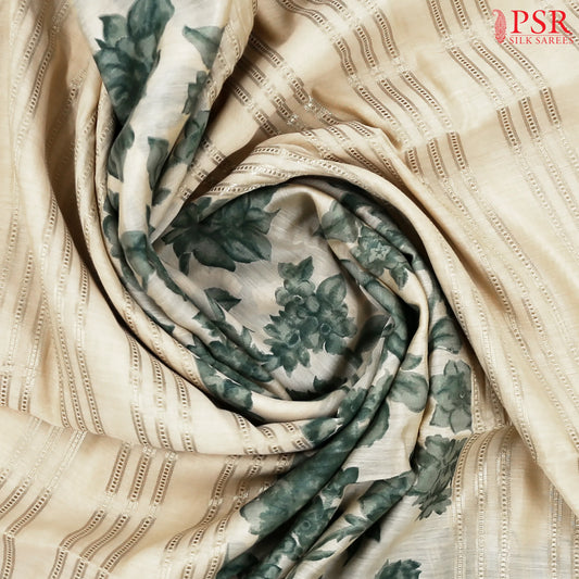 Bisque Beige Assam Saree