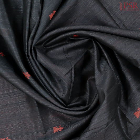 Black Semi Banaras Saree