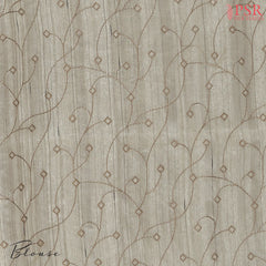 Tussar Beige Kosa Embroidery Saree