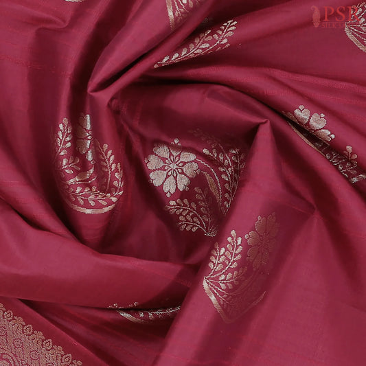 Maroon Soft Silk Saree
