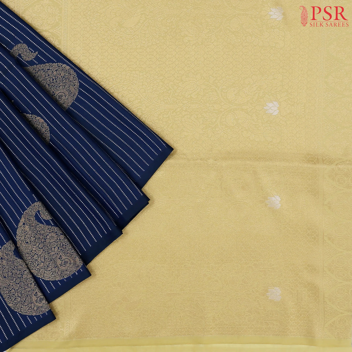 Dark Blue Soft Art Silk Saree