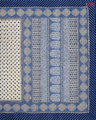 Beige Silk Cotton Saree