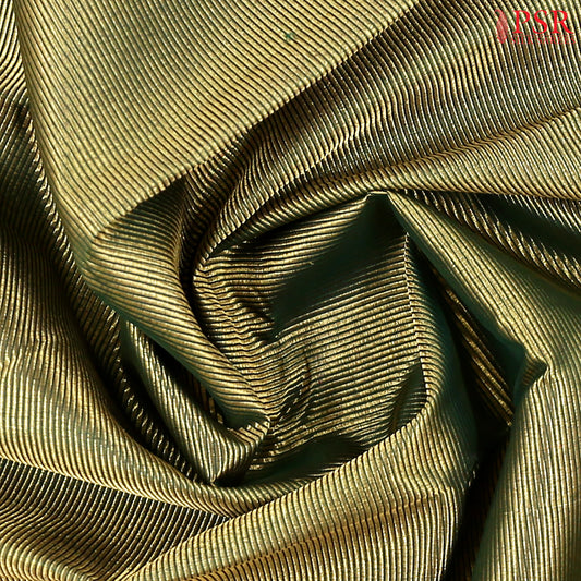 Dark Green Bridal Kanchipuram Silk Saree