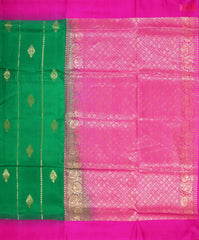 Emerald Green Soft Silk Saree