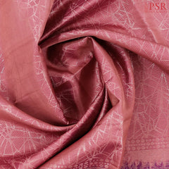 Dark Rouge Pink Soft Silk Saree