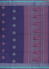 Indigo Kovai Cotton Saree