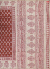 Brick Red Ghicha Tassar Saree