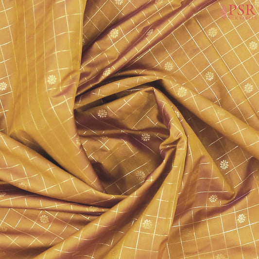 Mustard Brown Soft Art Silk Saree