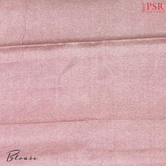 Puce Pink Kadhi Tussar Silk Saree