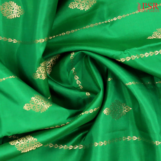 Emerald Green Soft Silk Saree