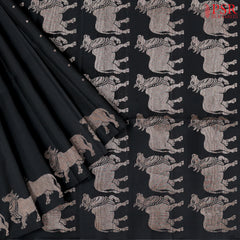 Black Soft Silk Saree