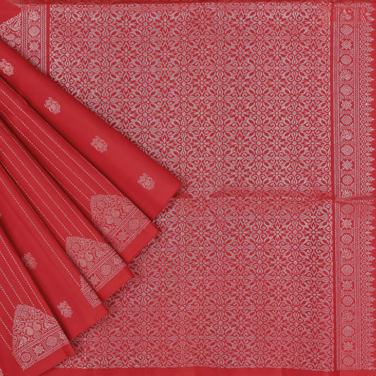 Turkey Red Soft Silk Saree