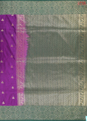 Vadamalli Purple Jute Art Silk Saree